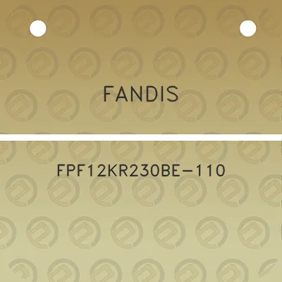 fandis-fpf12kr230be-110