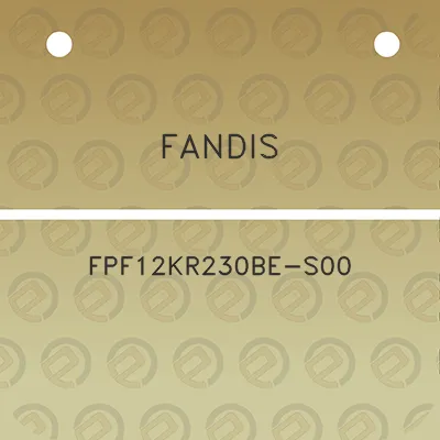 fandis-fpf12kr230be-s00