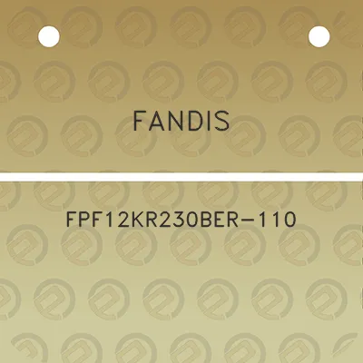 fandis-fpf12kr230ber-110