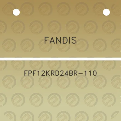 fandis-fpf12krd24br-110