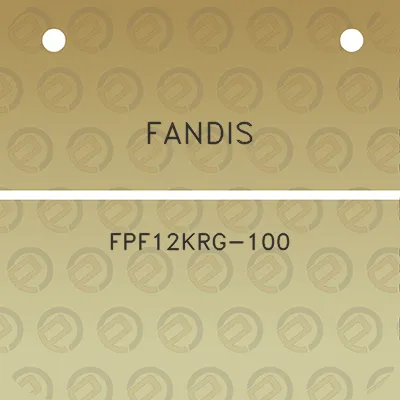 fandis-fpf12krg-100