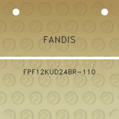 fandis-fpf12kud24br-110