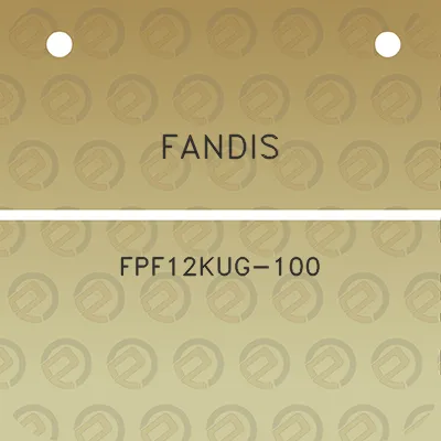 fandis-fpf12kug-100