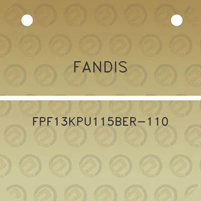 fandis-fpf13kpu115ber-110