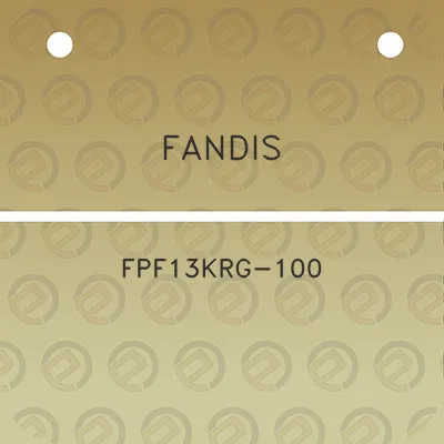 fandis-fpf13krg-100