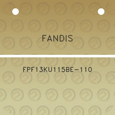 fandis-fpf13ku115be-110