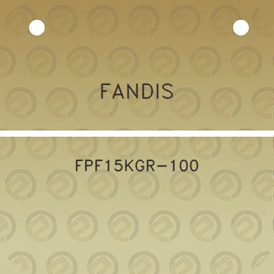 fandis-fpf15kgr-100