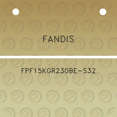 fandis-fpf15kgr230be-s32