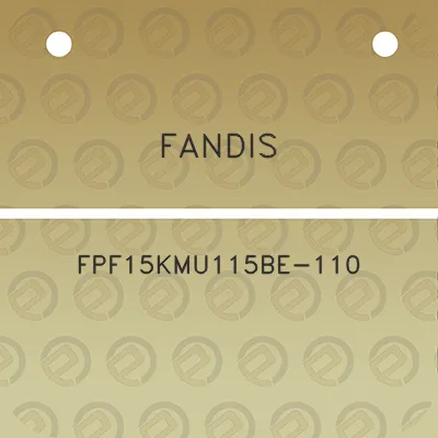 fandis-fpf15kmu115be-110