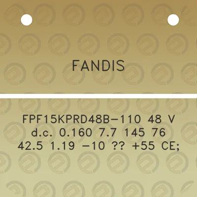 fandis-fpf15kprd48b-110-48-v-dc-0160-77-145-76-425-119-10-55-ce