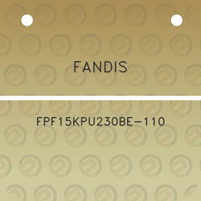 fandis-fpf15kpu230be-110