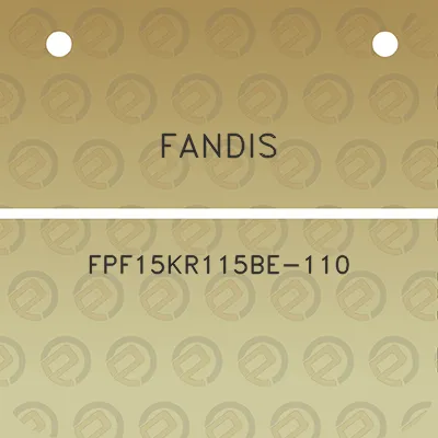 fandis-fpf15kr115be-110