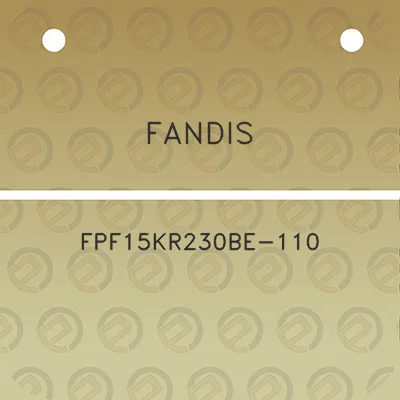 fandis-fpf15kr230be-110