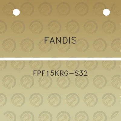 fandis-fpf15krg-s32