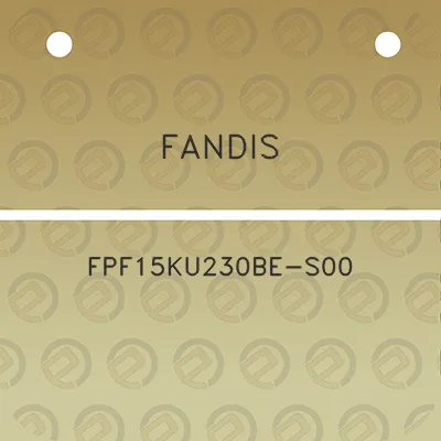 fandis-fpf15ku230be-s00