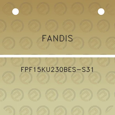 fandis-fpf15ku230bes-s31