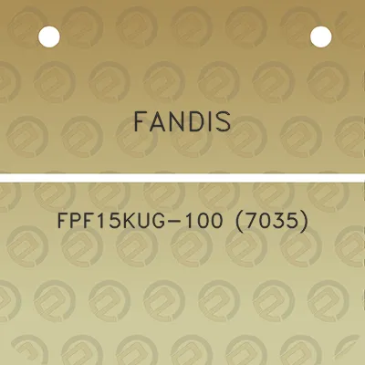 fandis-fpf15kug-100-7035