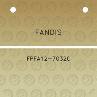 fandis-fpfa12-7032g