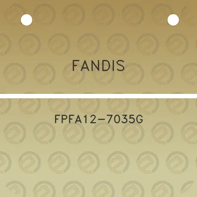 fandis-fpfa12-7035g