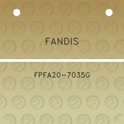 fandis-fpfa20-7035g