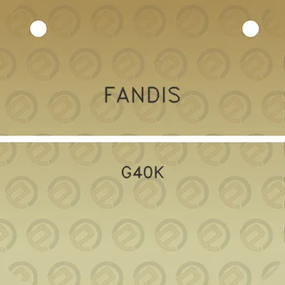 fandis-g40k