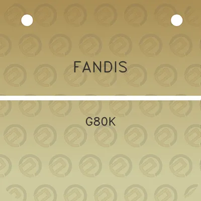 fandis-g80k