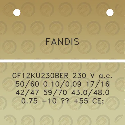 fandis-gf12ku230ber-230-v-ac-5060-010009-1716-4247-5970-430480-075-10-55-ce