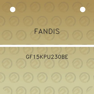 fandis-gf15kpu230be