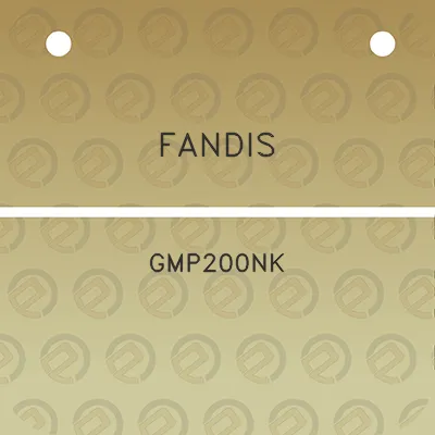 fandis-gmp200nk