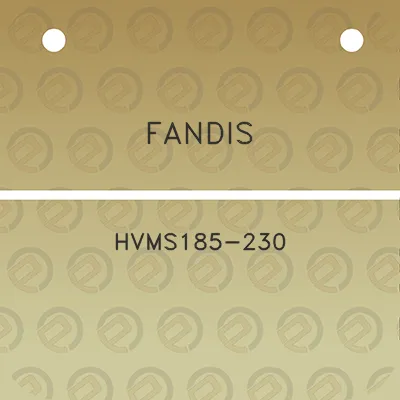 fandis-hvms185-230