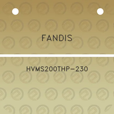 fandis-hvms200thp-230