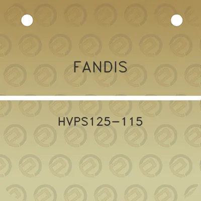 fandis-hvps125-115