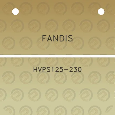 fandis-hvps125-230