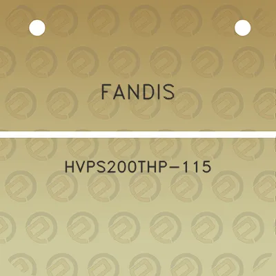 fandis-hvps200thp-115