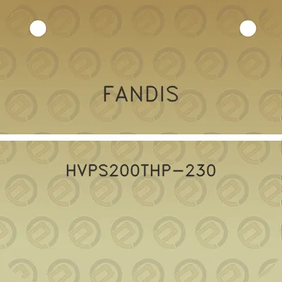 fandis-hvps200thp-230