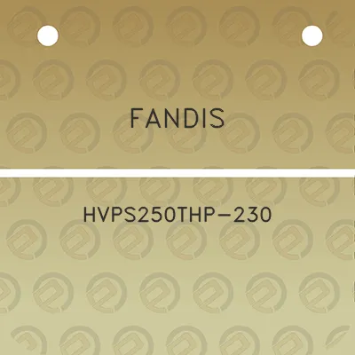 fandis-hvps250thp-230