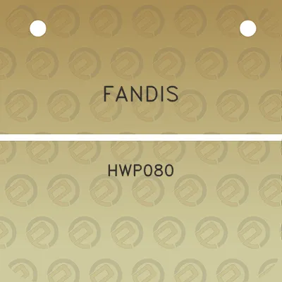 fandis-hwp080