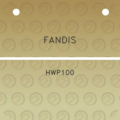 fandis-hwp100