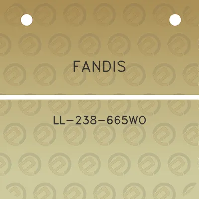 fandis-ll-238-665wo