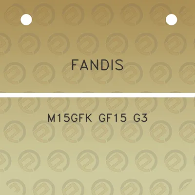 fandis-m15gfk-gf15-g3