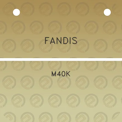 fandis-m40k