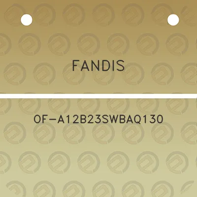 fandis-of-a12b23swbaq130