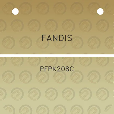 fandis-pfpk208c