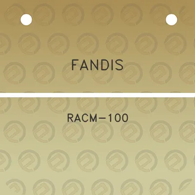 fandis-racm-100