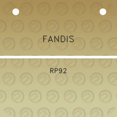 fandis-rp92