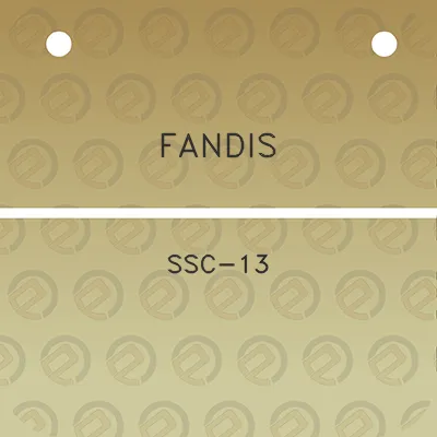 fandis-ssc-13