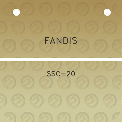 fandis-ssc-20