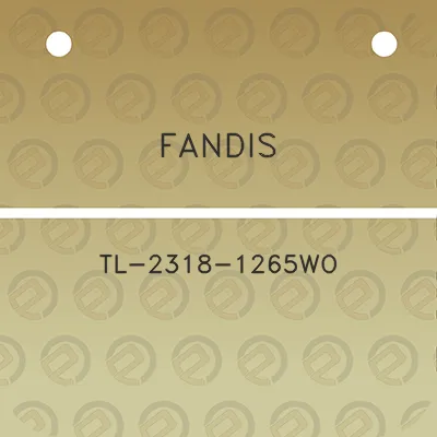 fandis-tl-2318-1265wo