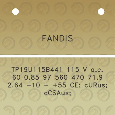 fandis-tp19u115b441-115-v-ac-60-085-97-560-470-719-264-10-55-ce-curus-ccsaus