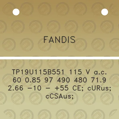 fandis-tp19u115b551-115-v-ac-60-085-97-490-480-719-266-10-55-ce-curus-ccsaus